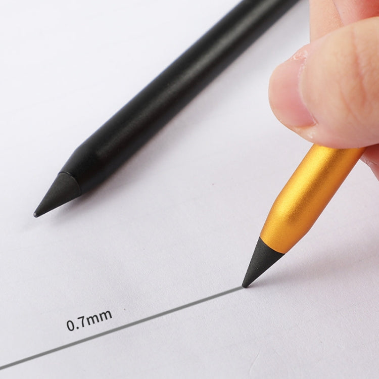 Office Pencil Unlimited Writing Eternal Metal Pen Inkless Pen Student Writing Pencil HB(Silver) - Pencils by PMc TechLife | Online Shopping South Africa | PMc TechLife | Buy Now Pay Later Mobicred
