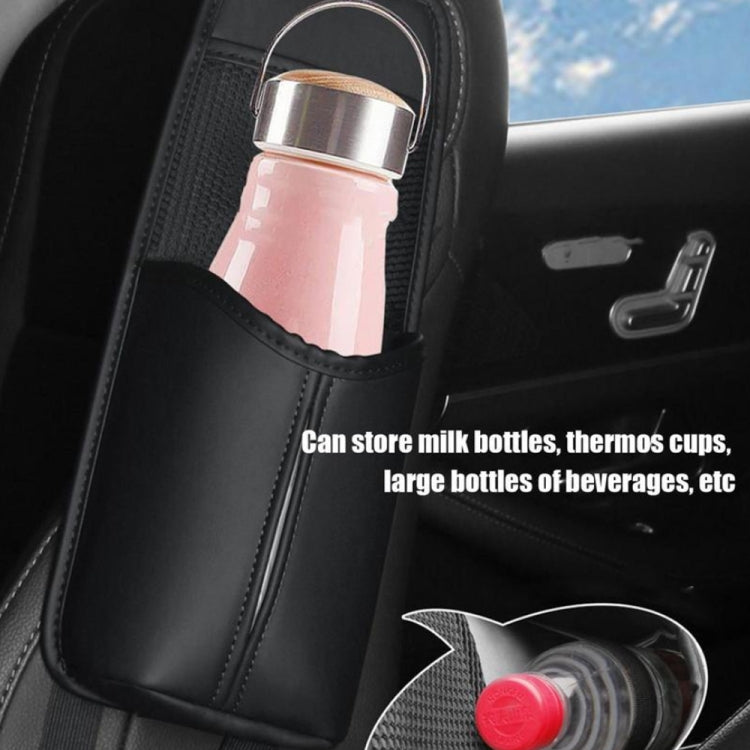 Car Seat Leather Multifunctional Tissue Water Cup Storage Hanging Bag(Red) - Stowing Tidying by PMC TechLife | Online Shopping South Africa | PMC TechLife | Buy Now Pay Later Mobicred