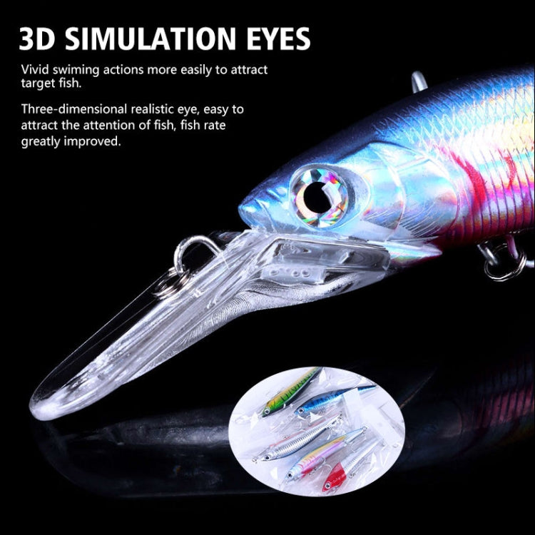 HENGJIA 18cm 41g Sinking Floating Minnow Fishing Lure Long Tongue Lure Bait(4) - Fishing Lures by HENGJIA/ | Online Shopping South Africa | PMC TechLife | Buy Now Pay Later Mobicred