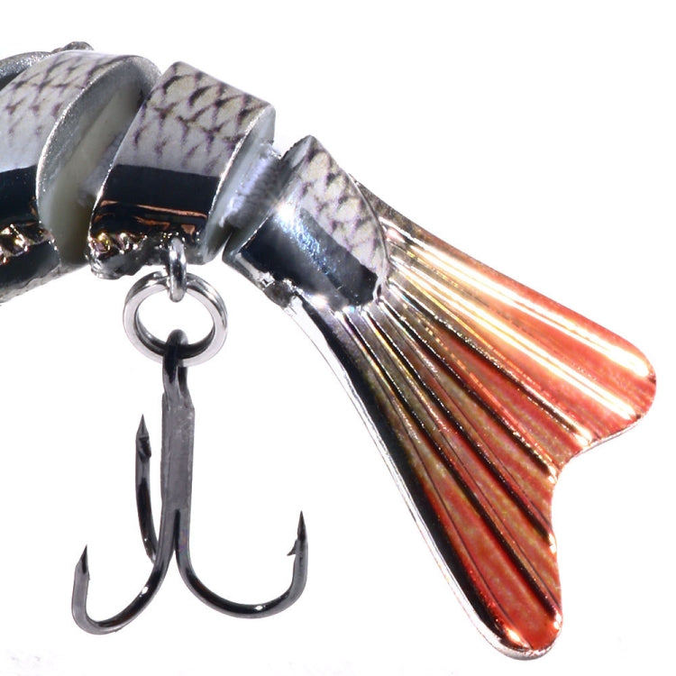 HENGJIA 10cm 24g Bionic Multi-Section Fish Bait Plastic Electroplating Fake Bait(4) - Fishing Lures by HENGJIA | Online Shopping South Africa | PMC TechLife | Buy Now Pay Later Mobicred