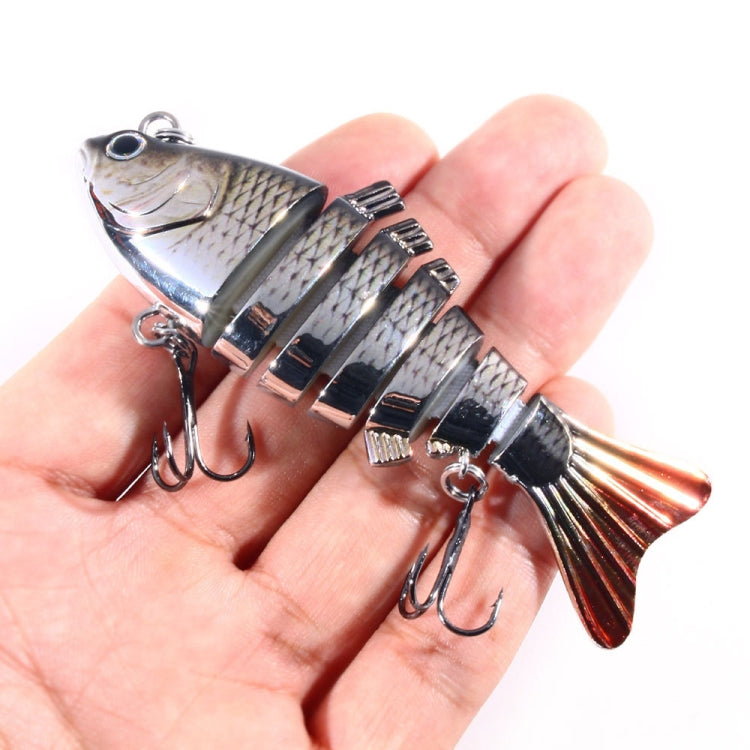 HENGJIA 10cm 24g Bionic Multi-Section Fish Bait Plastic Electroplating Fake Bait(5) - Fishing Lures by HENGJIA | Online Shopping South Africa | PMC TechLife | Buy Now Pay Later Mobicred
