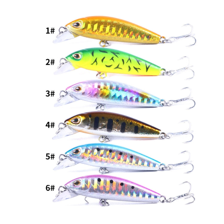 HENGJIA 5.5cm 6.6g Mino Luya Fake Bait Long Casting Sinking Bionic Lure(2) - Fishing Lures by HENGJIA | Online Shopping South Africa | PMC TechLife | Buy Now Pay Later Mobicred