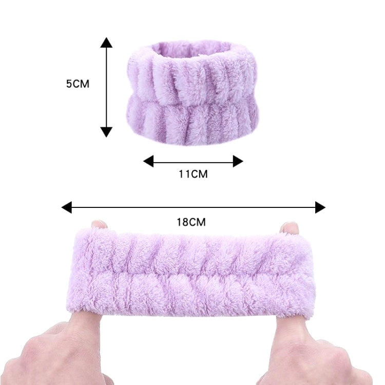 6pcs Washing Anti-Humidity Washing Face Wrist Strap Sports Sweat-Wiping Bracelet Sweat-Absorbing Sleeve(White) - free shipping - PMC TechLife - Order now!