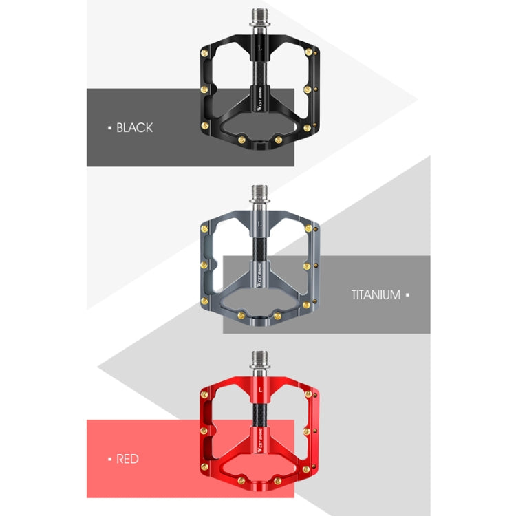 WEST BIKING 3 Bearings Ultralight Carbon Fiber Bushing Mountain Bike Pedal(Black) - free shipping - PMc TechLife - Order now!