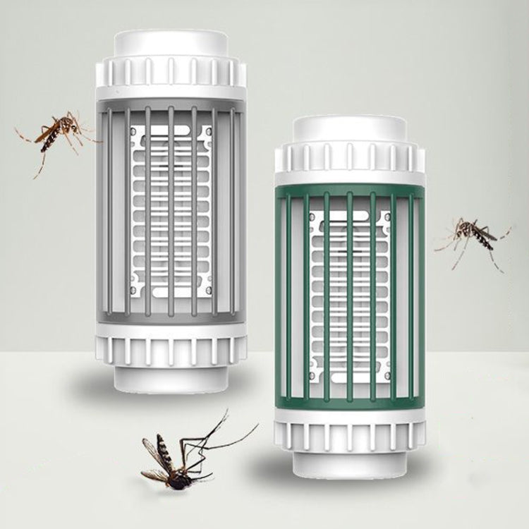 LED-UV Purple Light Wave Electric Shock Mosquito Killer Lamp Mini Plug-In Mosquito Repellent, CN Plug(Gray) - Repellents by PMC TechLife | Online Shopping South Africa | PMC TechLife | Buy Now Pay Later Mobicred