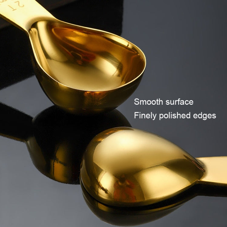 15ml 304 Stainless Steel Thickened Coffee Spoon With Scale Measuring Bean Spoon, Color: Colorful - free shipping - PMC TechLife - Order now!