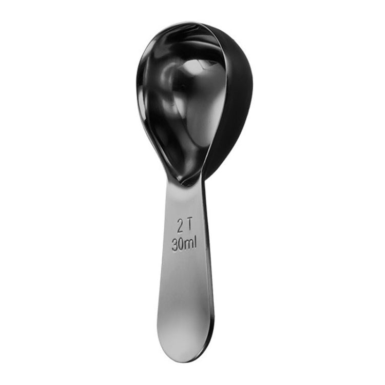30ml 304 Stainless Steel Thickened Coffee Spoon With Scale Measuring Bean Spoon, Color: Black - Coffee Tools by PMC TechLife | Online Shopping South Africa | PMC TechLife | Buy Now Pay Later Mobicred