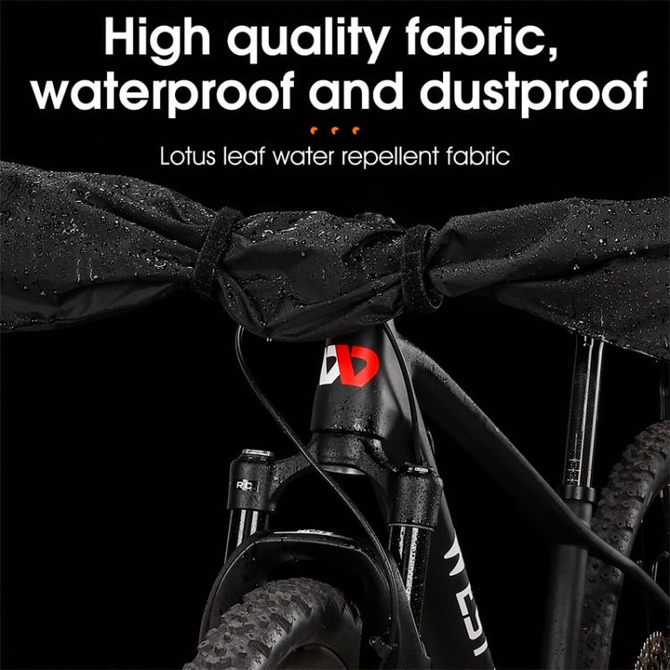 WEST BIKING Bicycle Handlebar Rain & Dust Protection Cover(Black) - free shipping - PMc TechLife - Order now!