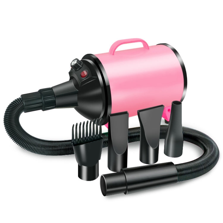 2100W Dog Dryer Stepless Speed Pet Hair Blaster Pet Water Blower 220V AU Plug(Black Pink) - Blower & Drying by PMC TechLife | Online Shopping South Africa | PMC TechLife | Buy Now Pay Later Mobicred
