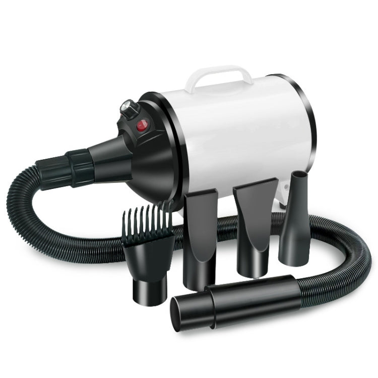 2100W Dog Dryer Stepless Speed Pet Hair Blaster Pet Water Blower 110V US Plug(Black and White) - Blower & Drying by PMC TechLife | Online Shopping South Africa | PMC TechLife | Buy Now Pay Later Mobicred