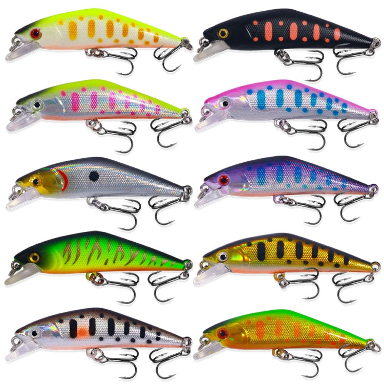 HENGJIA 5.7cm 3.4g Microbe Road Lures Slow Sinking Minnow Fake Bait, Color: 10 Colors Boxed - free shipping - PMC TechLife - Order now!