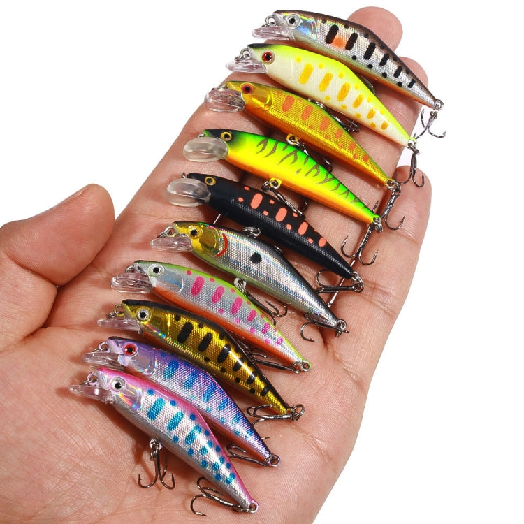 HENGJIA 5.7cm 3.4g Microbe Road Lures Slow Sinking Minnow Fake Bait, Color: 10 Colors Boxed - free shipping - PMC TechLife - Order now!