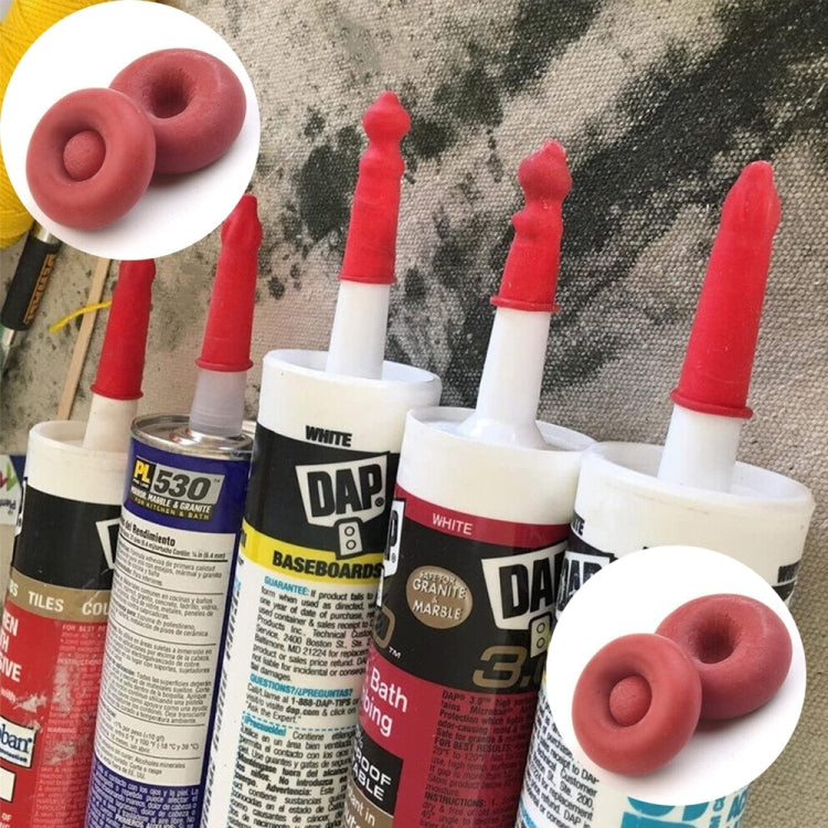 10pcs Glass Glue Nozzle Sealing Cap Leak-proof Sleeve Glass Glue Nozzle Protective Sleeve - Others by PMc TechLife | Online Shopping South Africa | PMc TechLife | Buy Now Pay Later Mobicred