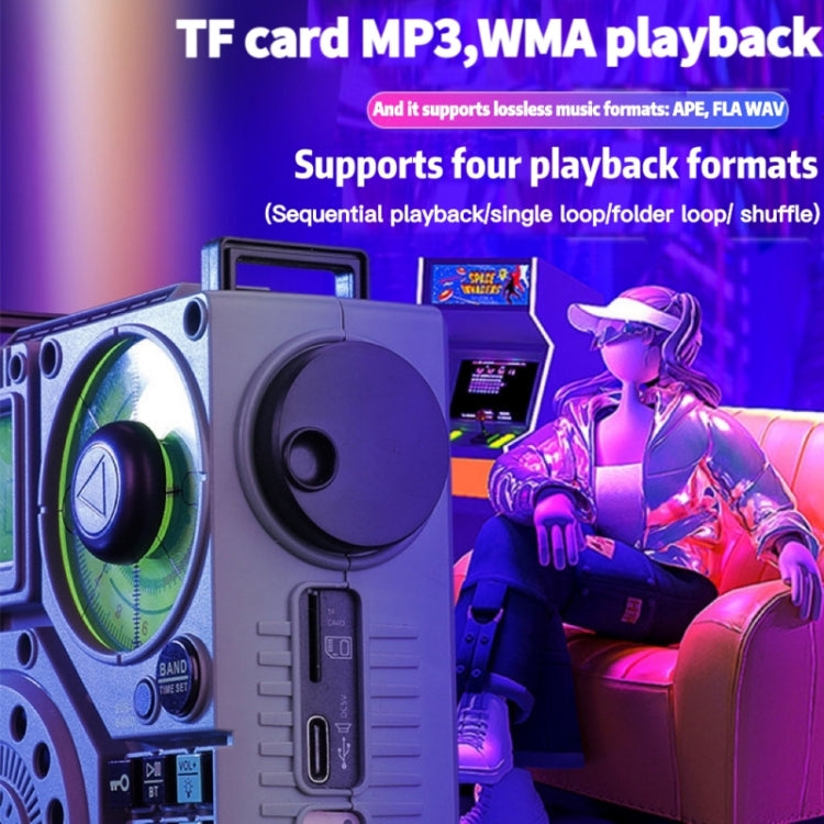 HanRongda HRD-A320 High Performance Multi-band Bluetooth Card Flashlight Lighting SOS Alert Radio - free shipping - PMC Jewellery - Order now!