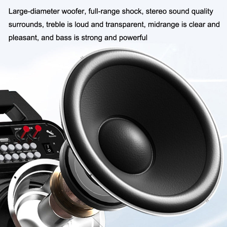 HanRongda HRD-787 High Performance Full Band Portable Bluetooth Card SOS Warning LED Lighting Radio(Green) - free shipping - PMC Jewellery - Order now!