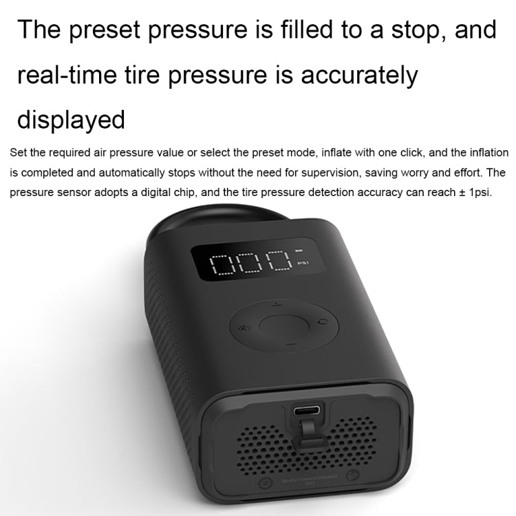 Xiaomi Mijia Portable Universal Car Air Pump Bicycle Tire Pump Electric Air Compressor(Air Pump 2) - Inflatable Pump by Xiaomi Mijia | Online Shopping South Africa | PMC TechLife