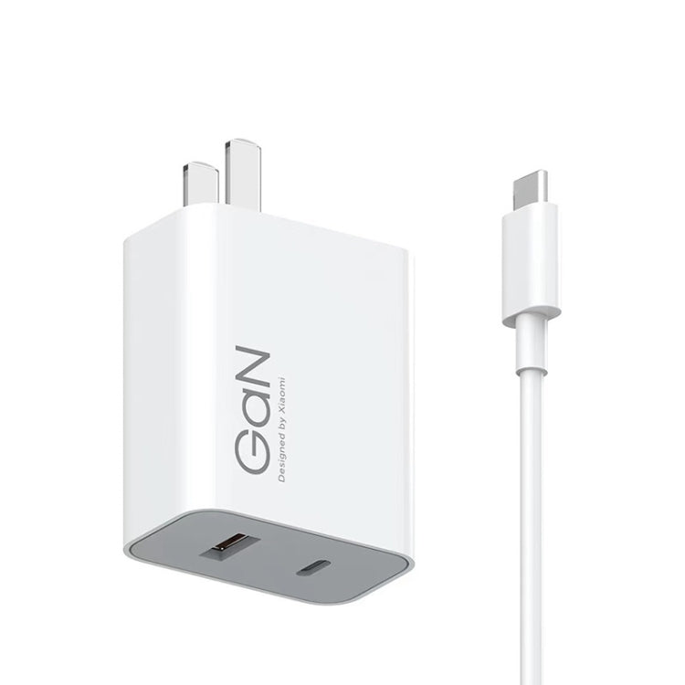Original Xiaomi 67W GaN 1C+1A Dual Port Smart Fast Charger, US Plug(White) - USB Charger by Xiaomi | Online Shopping South Africa | PMC TechLife | Buy Now Pay Later Mobicred