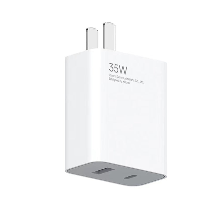 Original Xiaomi 35W USB-C+USB-A Fast Charge Portable Dual Port Charger(1C+1A), US Plug(White) - free shipping - PMC TechLife - Order now!