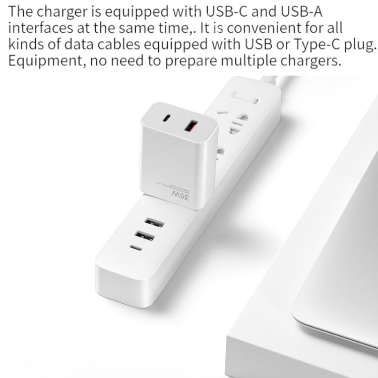 Original Xiaomi 35W USB-C+USB-A Fast Charge Portable Dual Port Charger(1C+1A), US Plug(White) - free shipping - PMC TechLife - Order now!
