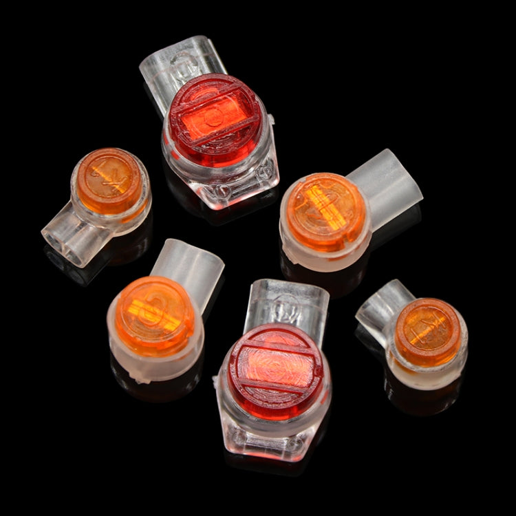 K2 100pcs /Pack Network Cable Telephone Line Connector Moisture-Proof Waterproof Wiring Terminals - Lan Cable and Tools by PMC TechLife | Online Shopping South Africa | PMC TechLife