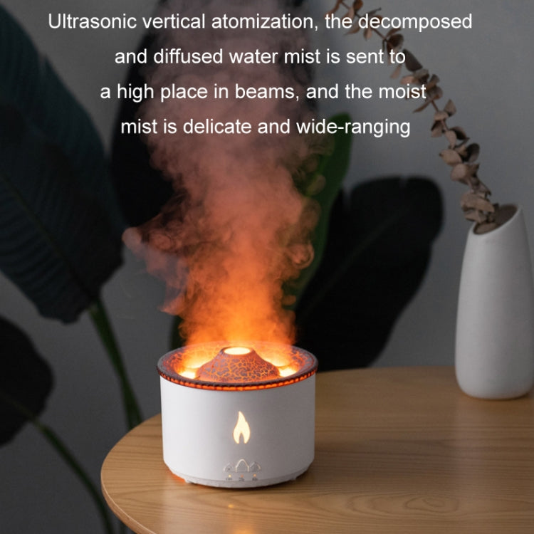 Volcanic Essential Oil Aroma Diffuser Ultrasonic Air Humidifier, Model: Monochrome(EU Plug) - free shipping - PMC TechLife - Order now!