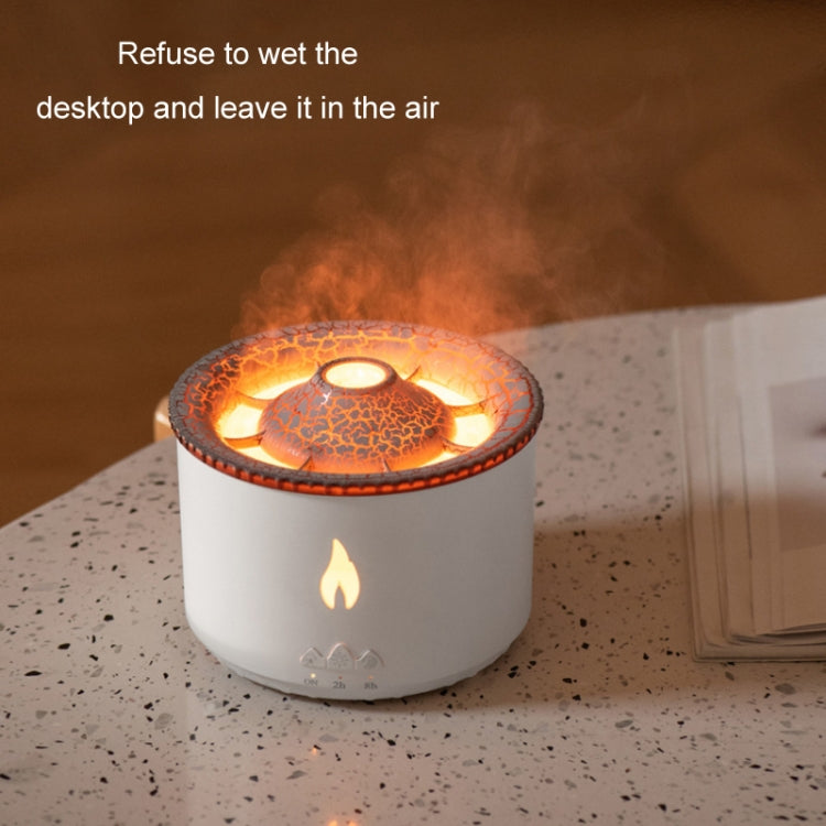 Volcanic Essential Oil Aroma Diffuser Ultrasonic Air Humidifier, Model: Monochrome(US Plug) - free shipping - PMC TechLife - Order now!