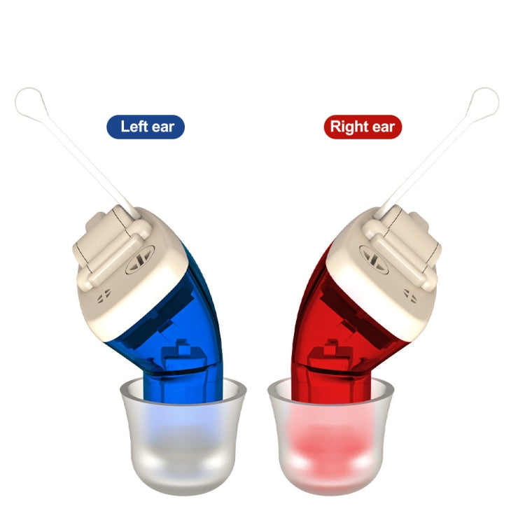 AN127 Invisible In-Ear Hearing Aid Sound Amplifier For The Elderly And Hearing Impaired(Blue Left Ear) - Hearing Aids by PMC TechLife | Online Shopping South Africa | PMC TechLife | Buy Now Pay Later Mobicred
