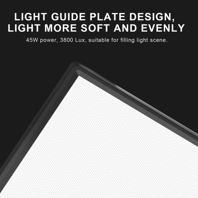Pixel P50 Dual Color Temperature Flat Panel Fill Light 45W Soft Outdoor Shooting Fill Light For Straight Photography(Lamp+US Plug Adapter) - free shipping - PMC TechLife - Order now!