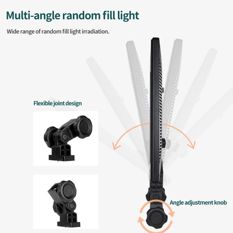 Pixel P50 Dual Color Temperature Flat Panel Fill Light 45W Soft Outdoor Shooting Fill Light For Straight Photography(Lamp+EU Plug Adapter) - free shipping - PMC TechLife - Order now!