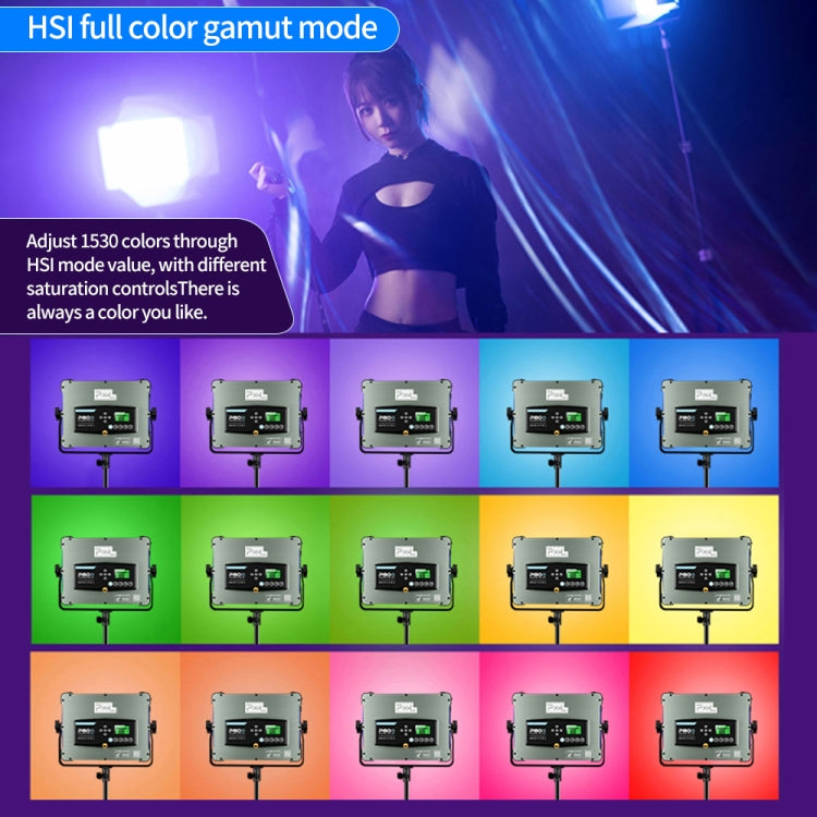 Pixel P80 60W 2600-10000K 542 LEDs Photography Fill Light Support Mobile APP Remote Control,US Plug - free shipping - PMC TechLife - Order now!