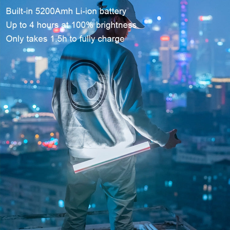 Pixel S24 RGB Fill Light Rod Handheld Portable Color Icelet Outdoor Videos Live Broadcast Studio Camera Stick Lamp(Standard Set+US Plug Adapter) - free shipping - PMC TechLife - Order now!