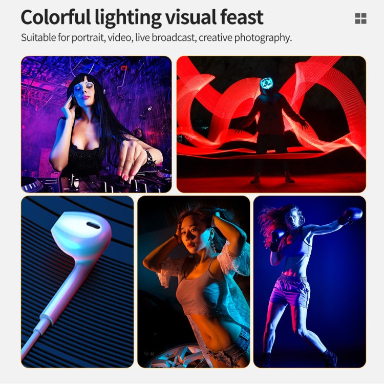 Pixel G3 Flat Panel RGB Fill Light Handheld Photography Camera Dimmable Desktop Mini Pocket Lamp(A Set) - free shipping - PMC TechLife - Order now!