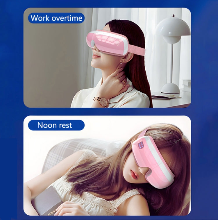 E5 Plus 26 Points Intelligent Eye Massager Adjustable Airbag Hot Compress Eye Protection Device(Black) - free shipping - PMC TechLife - Order now!