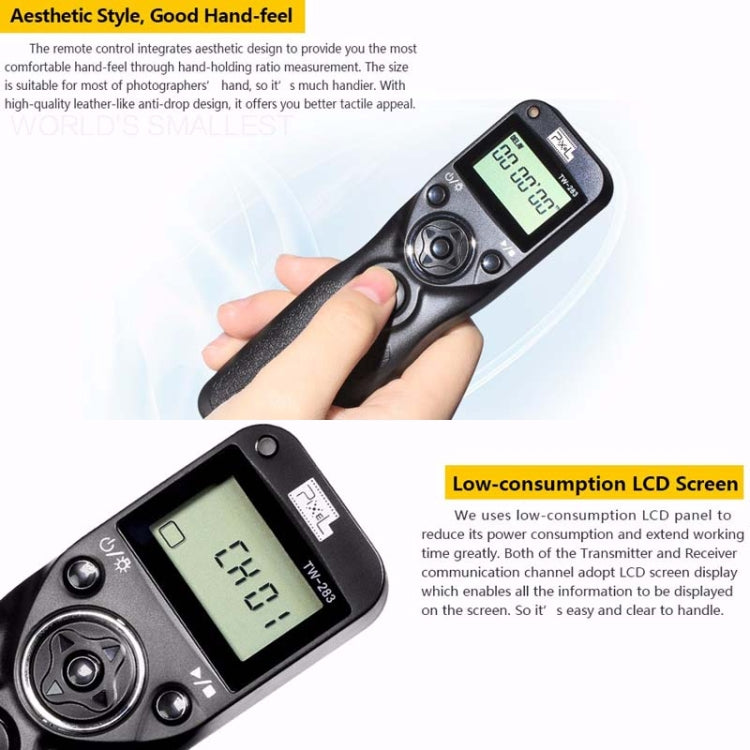 For Nikon DC0 Pixel TW283 Shutter Wireless Delay Remote Control SLR Shutter Flasher - free shipping - PMC TechLife - Order now!