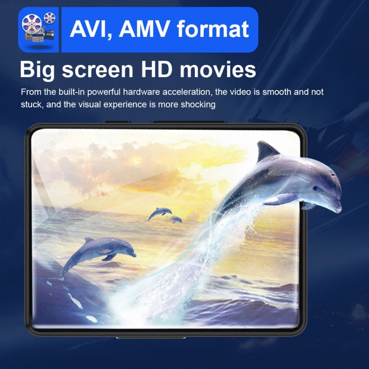 MP3 Music Player Bluetooth 5.0 Ebook Recorder MP4 Walkman Without Memory Card(Black) - MP3 Player by PMC TechLife | Online Shopping South Africa | PMC TechLife | Buy Now Pay Later Mobicred