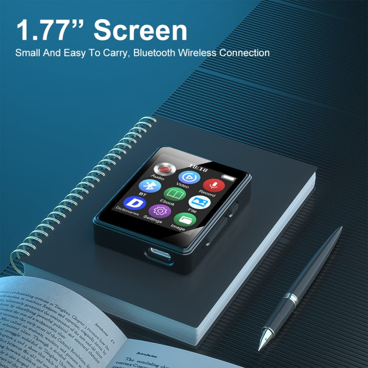 MP3 Music Player Bluetooth 5.0 Ebook Recorder MP4 Walkman 8GB(Black) - MP3 Player by PMC TechLife | Online Shopping South Africa | PMC TechLife