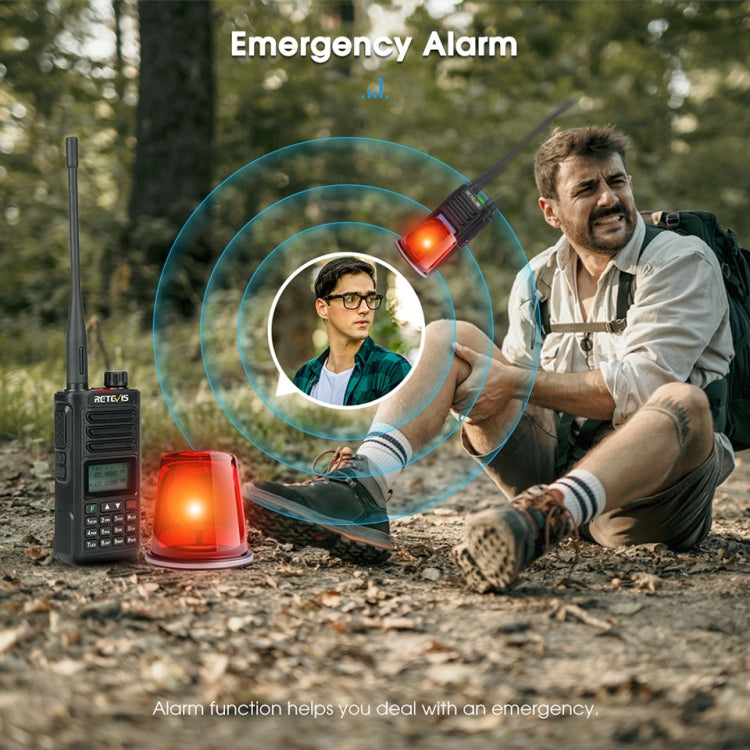 RETEVIS RA89 UV Dual-segment IP68 Waterproof Dual-guard Dual-standby Walkie Talkie(US Frequency 144-148/420-450MHz) - free shipping - PMC TechLife - Order now!
