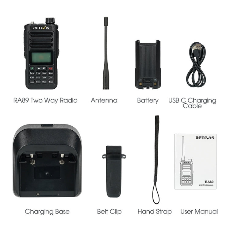 RETEVIS RA89 UV Dual-segment IP68 Waterproof Dual-guard Dual-standby Walkie Talkie(US Frequency 144-148/420-450MHz) - free shipping - PMC TechLife - Order now!