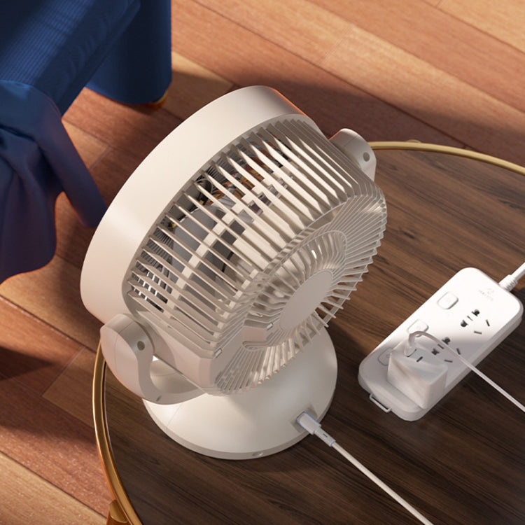 Desktop Air Circulation Upright Night Light Fan Household Rotatable Turbo Fan, Style: Plug-in Model - Electric Fans by PMC TechLife | Online Shopping South Africa | PMC TechLife | Buy Now Pay Later Mobicred