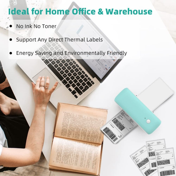 Phomemo PM246S Address Label Printer Thermal Paper Express E-Manifest Printer, Size: US(Black) - free shipping - PMC TechLife - Order now!