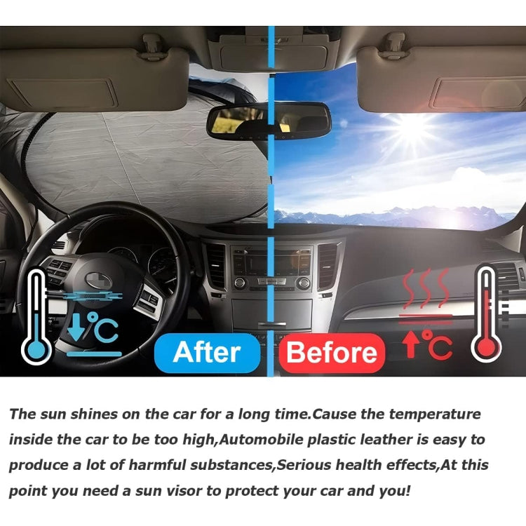 190x90cm Car Double Circle Sun Visor Heat Insulation Sun Protection Sun Block - free shipping - PMC TechLife - Order now!