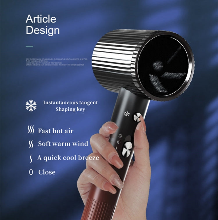 1600W Negative Ion Hair Dryer With  3 Speed Adjustment,CN Plug Standard Edition(Purple) - free shipping - PMC TechLife - Order now!