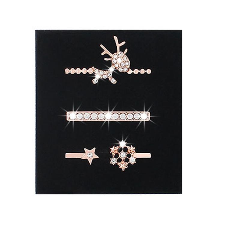 3pcs/Set Smart Watch Silicone Watch Band Decoration Ring(1) - free shipping - PMC TechLife - Order now!