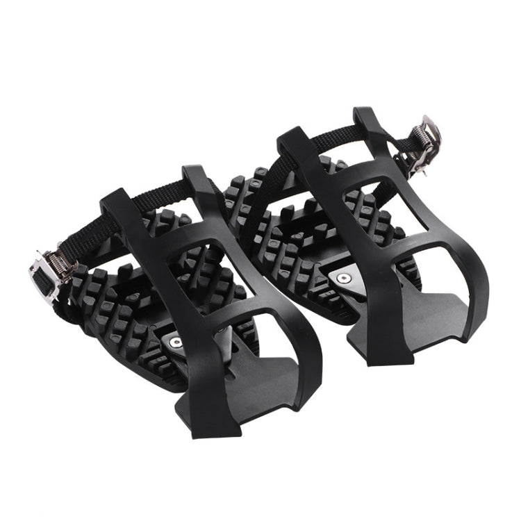 Bicycle Pedal Foot Binding Indoor Exercise Bike Pedal Accessories(Black) - Pedals by PMc TechLife | Online Shopping South Africa | PMc TechLife | Buy Now Pay Later Mobicred