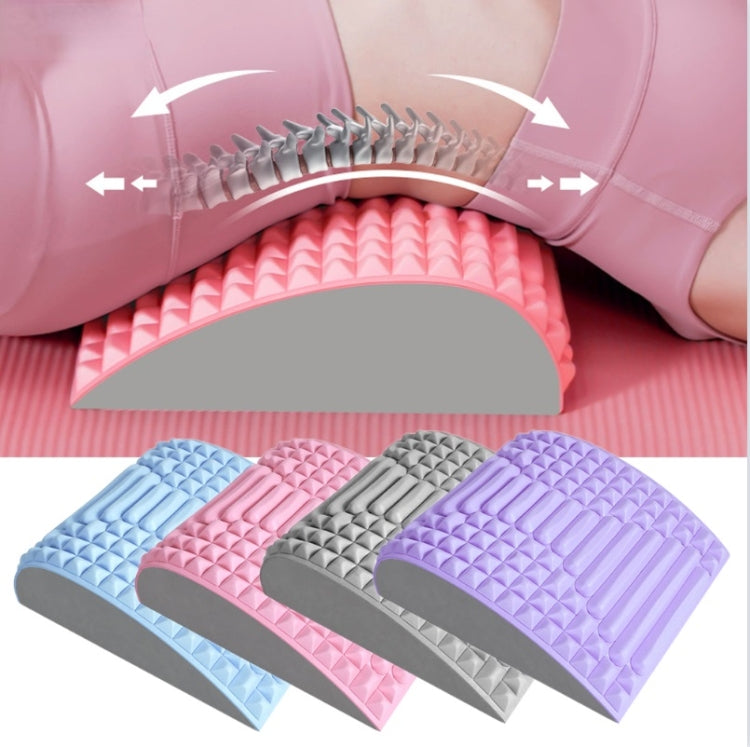 Lumbar Relaxing Massager Spinal Corrective Stretch Exercise Aid, Specification: Solid Color (Purple) - free shipping - PMC TechLife - Order now!
