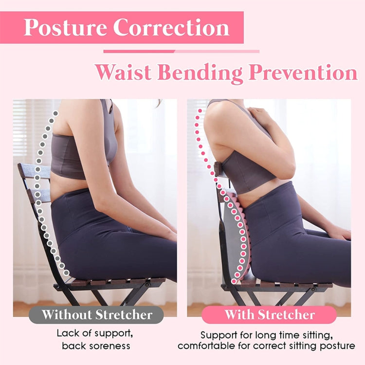 Lumbar Relaxing Massager Spinal Corrective Stretch Exercise Aid, Specification: Solid Color (Purple) - free shipping - PMC TechLife - Order now!