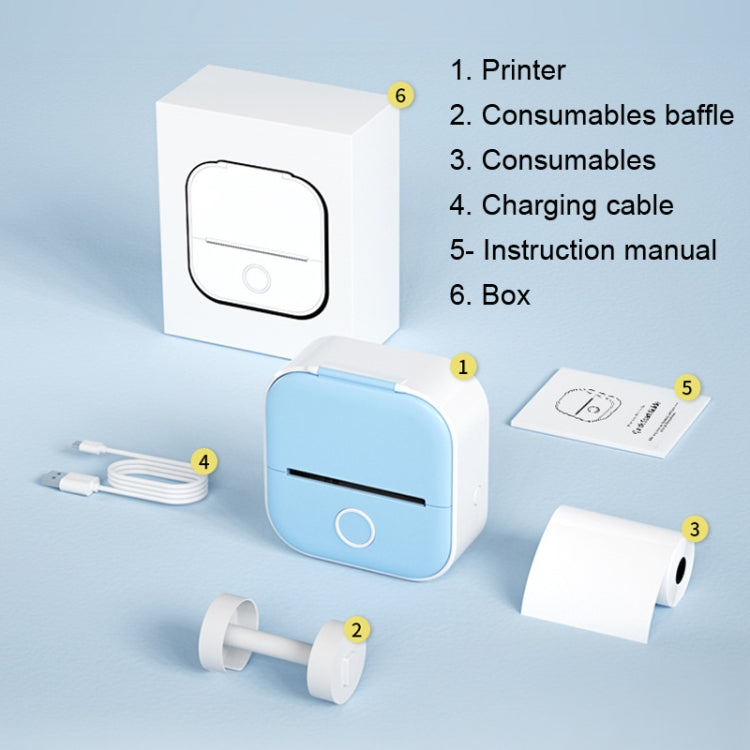 Phomemo T02 Standard Error Mini Pocket Small Portable Bluetooth Phone Photo Label Thermal Printer(Yellow) - free shipping - PMC Jewellery - Order now!