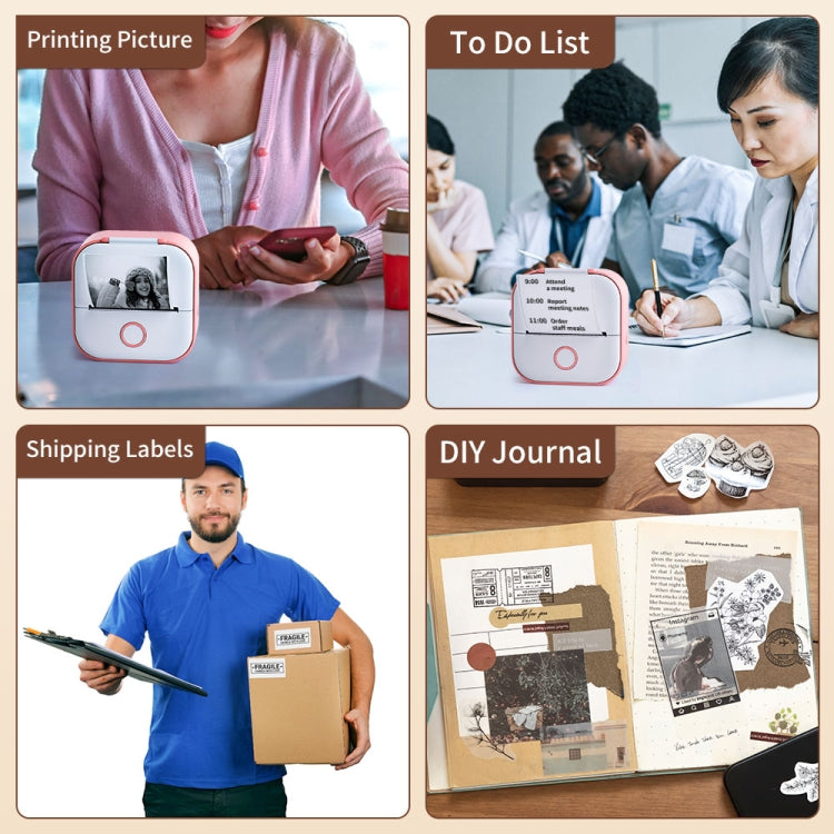 Phomemo T02 Standard Error Mini Pocket Small Portable Bluetooth Phone Photo Label Thermal Printer(Green) - free shipping - PMC Jewellery - Order now!