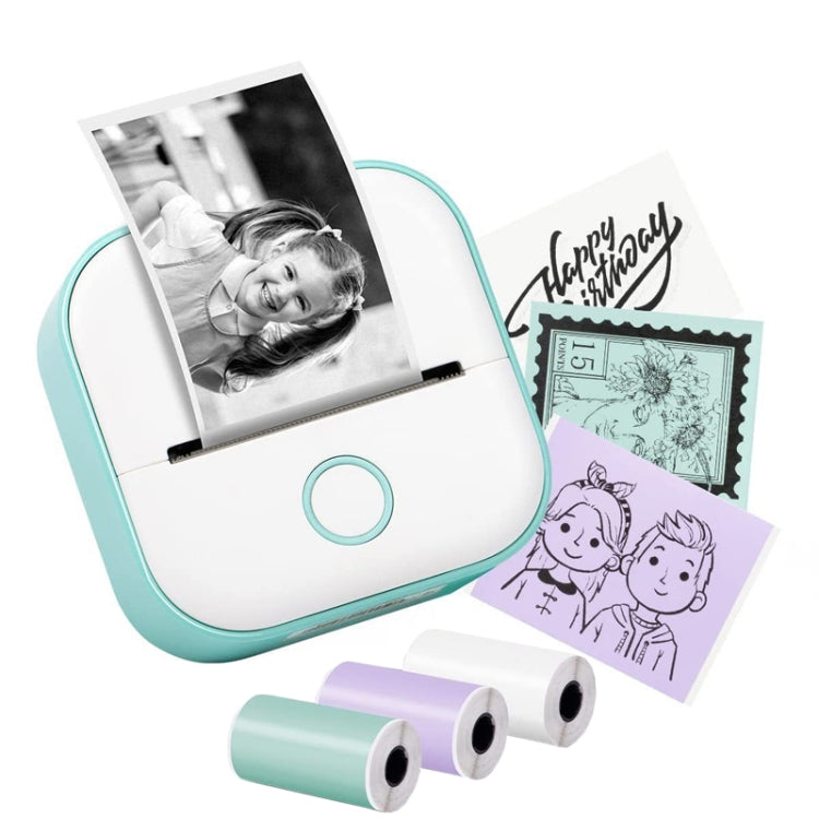Phomemo T02 Gift Box Phone Bluetooth Mini Printer Photo Thermal Printer Family Student Wrong Question Printer(Green) - free shipping - PMC Jewellery - Order now!