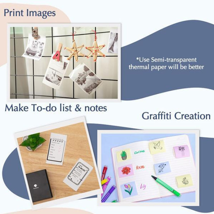 Phomemo M02-WH Pocket Small Bluetooth Portable Photo Thermal Label Wrong Question Printer - free shipping - PMC Jewellery - Order now!